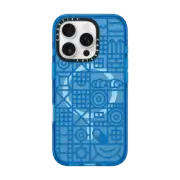 iPhone 16 Pro Impact Case MagSafe Compatible FRAME BLUE