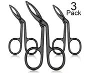 3 Packs Eyebrow Tweezers, Scissors Shaped Eyebrow Straight Tip Tweezers Clip,...