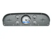 Dakota Digital 1957-1960 Ford Pickup Silver / Blue LED Gauge Kit VHX-57F-PU-S-B