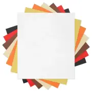 7PCS Heat Transfer Vinyl, 7 Assorted 12" x 10" HTV Iron-on Vinyl Sheets