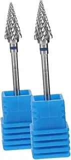 BATHVEVE Nail Care Kit 2pcs Tungsten Steel Drill Bits Nail File Drill for Pedicure