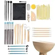Pottery Carving Tools | Modeling Tools Adults Pottery Kit - Clay Modeling Device Comfortable Grip Ceramic Carving Set for Shaping Refining Grinding