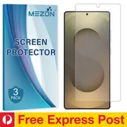 [3 Pack] Samsung Galaxy S25 Ultra (6.9") Anti-Glare Matte Screen Protector Film by MEZON – Case Friendly, Shock Absorption (Galaxy S25 Ultra, Matte) – FREE EXPRESS