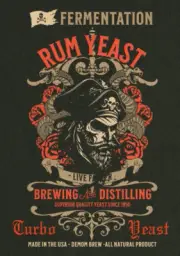 Rum Turbo Yeast Pirates Gold Fast Rum Yeast for brewing and distillation USA