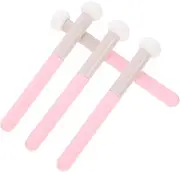 Mushroom Head Makeup Brush 4pc Concealer Sponge Set for Foundation Blending and Blush