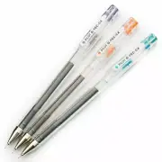 3 x Pilot G-Tec C4 Microtip Gel Ink 0.4 Rollerball Pens - Violet, Orange, L.Blue