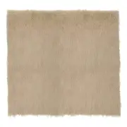 30"x30" Beige Faux Fur Square Fabric for Crafts, Gnomes, Animal Costumes