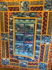 Catch of the Day Ocean Quilt - Brand new, one of a kind, Australian Made