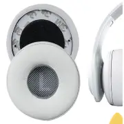 Geekria Protein Leather Ear Pads for JBL Everest 300, V300BT Headphones (White)