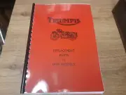 TRIUMPH 3T 5T SPEED TWIN T100 TIGER 100 PARTS BOOK MANUAL 1949 - TP21