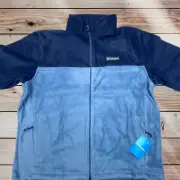 New Men's Columbia Steens Mountain Full-Zip Fleece Jacket - Navy Bluestone - XXL