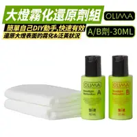 在飛比找ETMall東森購物網優惠-【OLIMA】 大燈霧化還原劑 30ml A+B劑/組 大燈