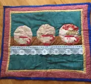 Victorian Style Teacup Quilted Wallhanging