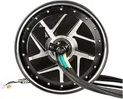 FSNEODYV Electric Bicycle Kit, 13x3.5inch/4.0inch 3000W 35mm Brushless Electric Wheel Hub Motor 48V-96V 90km/h IP65 Black