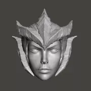 Evil-Lyn Evil Witch of Eternia Masters Universe custom head for action figures