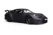PORSCHE 911 GT3 SPORTS CAR CARBON FIBER BLACK 1/18 DIECAST CAR BBURAGO 18-11103