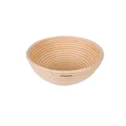 Bakemaster Round Rattan Proving Basket 22X8.5X8.5cm - 22cm