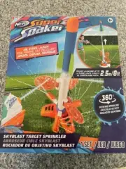New in Box, NERF Super Soaker SkyBlast Target Sprinkler, 360 Degree Rotating