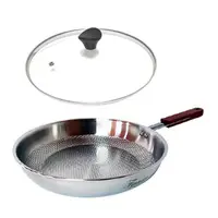 在飛比找Coupang 酷澎優惠-Kitchen-Art 五層IH壓紋平底鍋+鍋蓋
