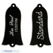 2-Ply BLACK Bell Truss Rod Cover for Gibson Les Paul SG Custom or Standard