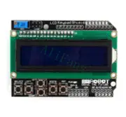 1602 LCD Board Keypad Shield Blue Backlight For Arduino LCD Duemilanove
