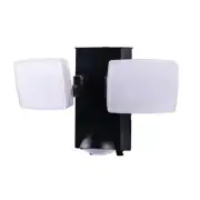 NEW!! DEFIANT Black Motion Activated Battery Powered Outdoor Flood Light