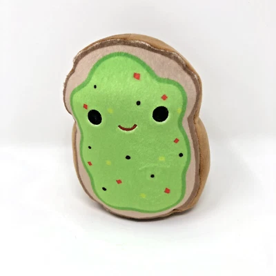 5” Squishmallow AVOCADO TOAST SINCLAIR Plush Toy Food Stuffed Animal New