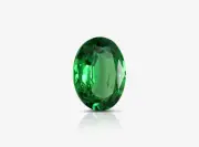 1.95 Carat Natural Green Tsavorite Oval, EGL Certified Genuine Jewelry For Women