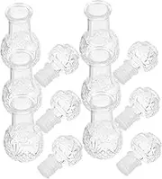Alipis 6 Pcs 50ml Portable Wine Decanter Whisky Dispensers Crystal Liquor Bottle Handmade Whiskey Vessel Wedding for Parties Tastings