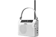PRD6W Compact AM/FM Analogue Radio White Ac/DC Portable Sangean