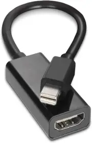 Black Thunderbolt Mini DisplayPort DP to HDMI - High Speed Cable Adapter 10 Pack