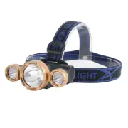 USB Rechargeable LED Head Torch Headlamp Lamp Light Headlight Flashlight Camping