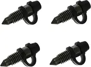 SUPVOX Sets Caliper Bleed Bolt Nipples Plastic Steel Airlock Quick Bleeding Fitment