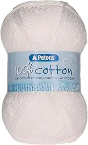 [Patons] Cotton DK 2691 White