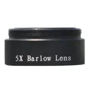 Barlow Lens 5X for Any M28X0.6 Thread 1.25inch Telescope Eyepiece Astronomy U3S2
