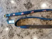 VINEYARD VINES AMERICAN FLAG MENS 52 CANVAS CLUB BELT, NWT