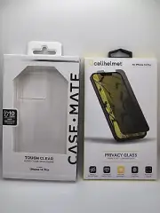 iPhone 14 Pro Bundle: Clear Case-Mate Case + Privacy Screen Protector
