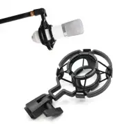 Black Universal Microphone Shock Mount Large Diameter Condenser Mic Holder US