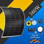 12V 380W ETFE Flexible Solar Panel Kit Mono Caravan Camping Home Battery Charger