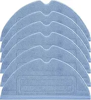 [YBVABE] Mop Pads for Roborock S7 / S7+ / S7 MaxV Ultra / S7 Pro Ultra / S8 / S8+ Series Robot Vacuum, 6 Pack Microfiber Mopping Cloth Vacuum Accessories, Replacement Perfect Fit for S7 and S8 Series