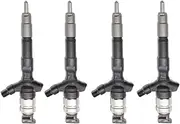 4PCS Diesel Fuel Injector ，Compatible for Toyota Hilux 1KD 2KD 2.5 D 23670-30400 Car Parts Replacement
