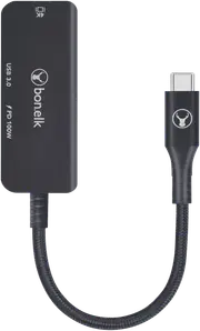 Bonelk USB-C 3-in-1 Multiport Hub (Black)