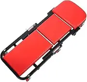 Workshop Stool Mechanic's Seat Automobile Repairing Deck Chair 36" Foldable Creeper Seat with Wheel Garage Tools