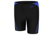 Speedo Boys Hyperboom Splice Jammer - Black/Cobalt
