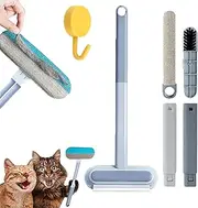Multifunctional Pet Hair Removal Brush, 3 In 1 Pet Hair Remover, Celery Pets, Reusable, Long Handle, Wet and Dry Use, Gifts for Pets Enthusiasts (1Pcs)