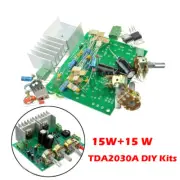 2 Channel 15W+15W 2 CH 15W×2 TDA2030A HIFI Stereo Amplifier AMP Board DIY Kits
