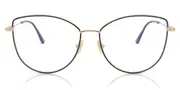 Tom Ford FT5667-B Blue-Light Block 005 Men's Glasses Gold Size 55 - Private Health Rebate - Blue Light Block Available
