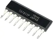 10pcs Ta7317p Loudspeaker and Power ion Circuit