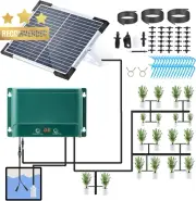 Solar Automatic Drip Irrigation Kit 7 Timing 30 Watering Modes 98FT Garden Lawn