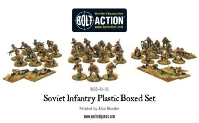Bolt Action - Soviet Infantry plastic box set